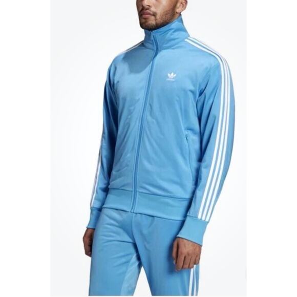 NEW ADIDAS FIREBIRD IR9909 Tracksuit Adicolor Large Semi Blue Burst / UNC - Picture 1 of 7